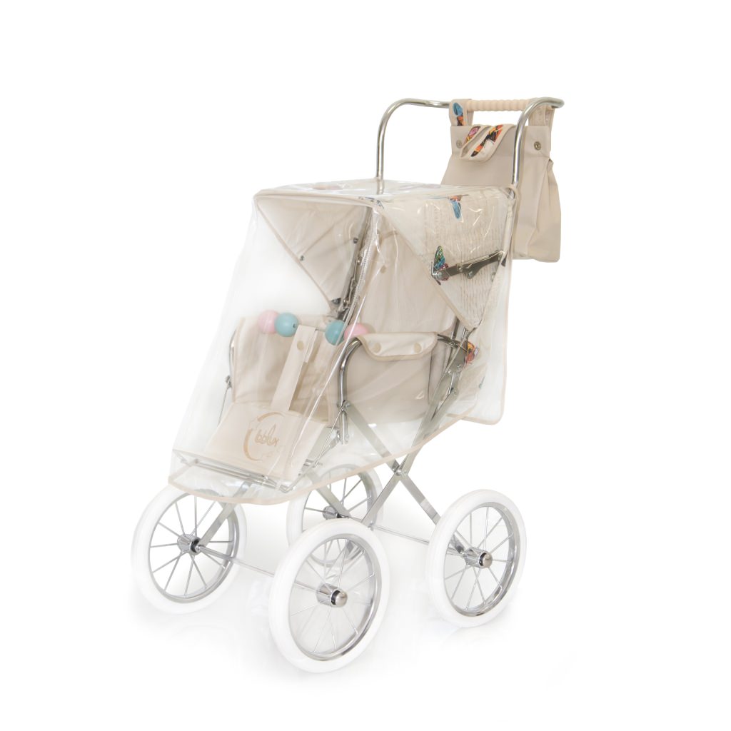 beige pushchair