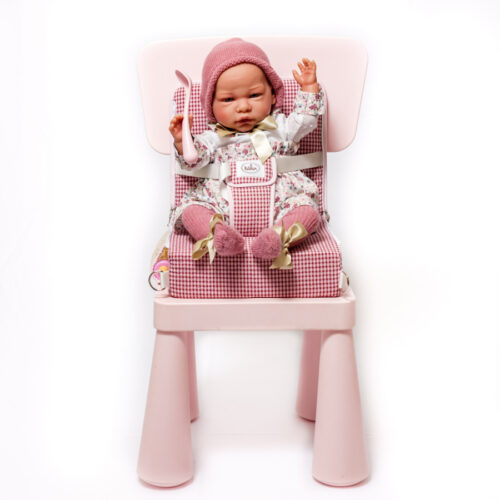 Trona de viaje Vichy-Referencia 2580 Vichy-Bebelux juguetes-Silla baja con muñeca